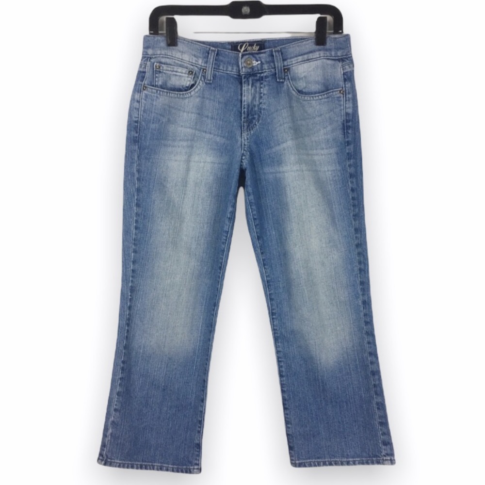 Lucky Brand Womens Size 4 27‎ Classic Rider Crop Denim Jeans